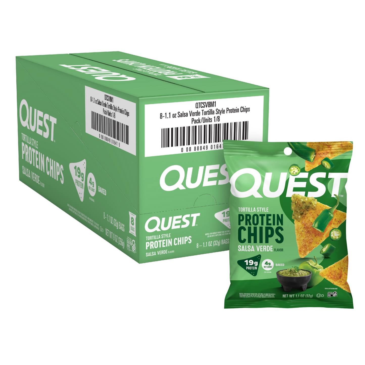 salsa-verde-tortilla-style-protein-chips-d9 110071_QN_USA_Pkg_ProteinChips_Tortilla_SV_8ctCarton_3D_Composite_Force_1.png